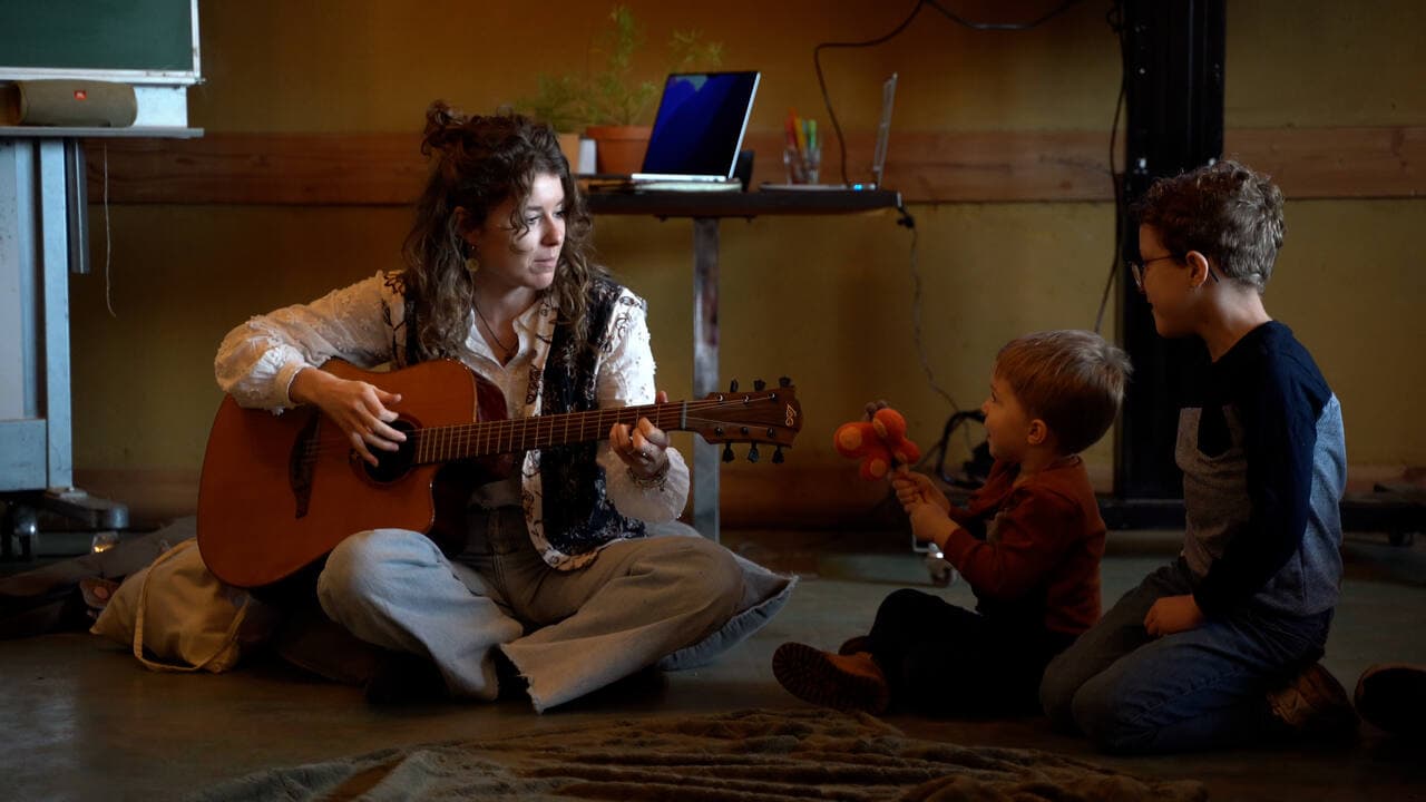 Muzikale workshop met gitaar voor kinderen